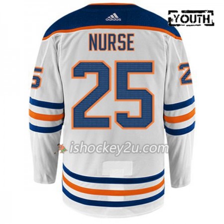 Børn NHL Edmonton Oilers Trøje DARNELL NURSE 25 Adidas Hvid Authentic